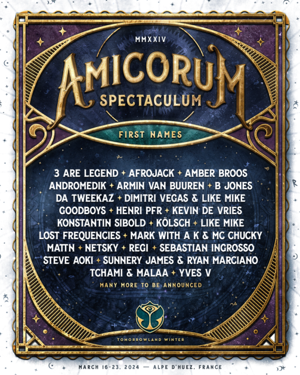 Tomorrowland Winter 2024 Reveals First Lineup Names - Energy 616